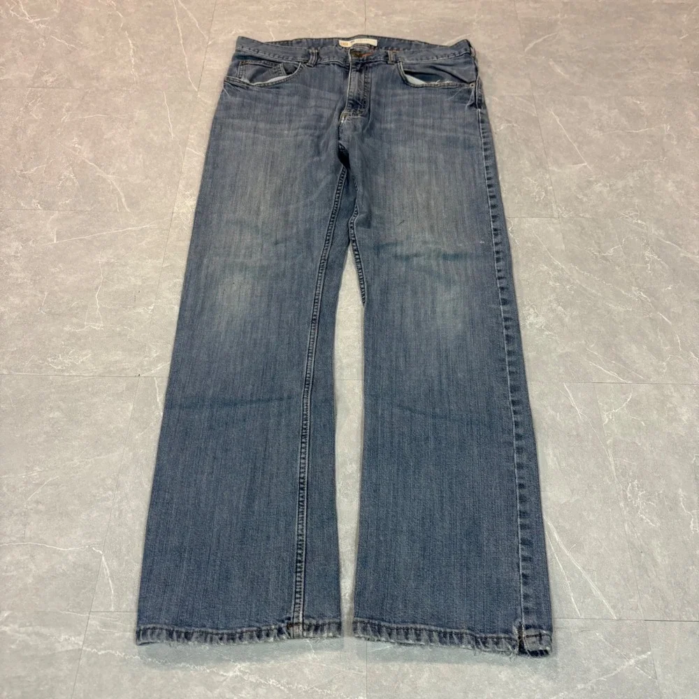Lee Modern Series Relaxed Fit Bootcut Jeans Mens Blue Medium Wash L653 38x32